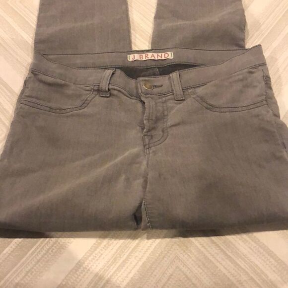 J Brand Stretch Denim Leggings in Stonehenge - Picture 2 of 7